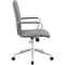 Boss B9533C Task Chair, Gray Back, 23 in W 26" L 38-1/2" H, Fixed, Vinyl Seat B9533C-GY - alternate 3