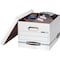 Bankers Box File Box, Corrugated Fiberboard, 12 in W, 15 in D, 10 in H, Lift-Off Lid Closure, Blue, White 00703 - alternate 8