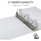 Samsill Binder, Biodegrade, D-Ring, 4", White 16997 - alternate 8