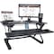 Victor Technology Height Adjustable Standing Desk with Keyboard Tray Standing Desk Converter, 23 in D X 36 in W X DCX760G - alternate 4