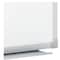 Mead Dry Erase Board, Melamine, 36 in, 48 in, Aluminum Frame, White, Gloss 85357N - alternate 4