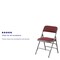 Flash Furniture Burgundy Fabric Metal Chair, PK2 2-AW-MC309AF-BG-GG - alternate 4