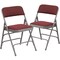Flash Furniture Burgundy Fabric Metal Chair, PK2 2-AW-MC309AF-BG-GG - alternate 6
