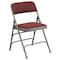 Flash Furniture Burgundy Fabric Metal Chair, PK2 2-AW-MC309AF-BG-GG - alternate 10