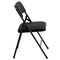 Flash Furniture Black Fabric Metal Chair, PK2 2-AW-MC309AF-BLK-GG - alternate 8