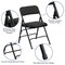 Flash Furniture Black Fabric Metal Chair, PK2 2-AW-MC309AF-BLK-GG - alternate 3