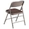 Flash Furniture Brown Fabric Metal Chair, PK2 2-AW-MC309AF-BRN-GG - alternate 5