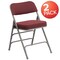 Flash Furniture Burgundy Fabric Folding Chair, PK2 2-AW-MC320AF-BG-GG - alternate 2