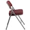Flash Furniture Burgundy Fabric Folding Chair, PK2 2-AW-MC320AF-BG-GG - alternate 9