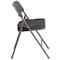 Flash Furniture Gray Fabric Folding Chair, PK2 2-AW-MC320AF-GRY-GG - alternate 9
