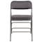 Flash Furniture Gray Fabric Folding Chair, PK2 2-AW-MC320AF-GRY-GG - alternate 5