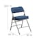 Flash Furniture Navy Fabric Folding Chair, PK2 2-AW-MC320AF-NVY-GG - alternate 9