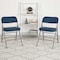 Flash Furniture Navy Fabric Folding Chair, PK2 2-AW-MC320AF-NVY-GG - alternate 1