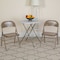 Flash Furniture HERCULES Series Double Braced Beige Metal Folding Chair, PK2 2-BD-F002-BGE-GG - alternate 1
