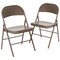 Flash Furniture HERCULES Series Double Braced Beige Metal Folding Chair, PK2 2-BD-F002-BGE-GG - alternate 3