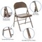 Flash Furniture HERCULES Series Double Braced Beige Metal Folding Chair, PK2 2-BD-F002-BGE-GG - alternate 6