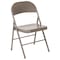Flash Furniture HERCULES Series Double Braced Gray Metal Folding Chair, PK2 2-BD-F002-GY-GG - alternate 6
