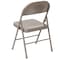Flash Furniture HERCULES Series Double Braced Gray Metal Folding Chair, PK2 2-BD-F002-GY-GG - alternate 7