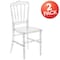 Flash Furniture Flash Elegance Crystal Ice Napoleon Stacking Chair, PK2 2-BH-H002-CRYSTAL-GG - alternate 1