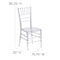 Flash Furniture Flash Elegance Crystal Ice Stacking Chiavari Chair, PK2 2-BH-ICE-CRYSTAL-GG - alternate 7