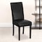Flash Furniture Black LeatherSoft Parsons Chair, PK2 2-BT-350-BK-LEA-023-GG - alternate 1