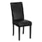 Flash Furniture Black LeatherSoft Parsons Chair, PK2 2-BT-350-BK-LEA-023-GG - alternate 6