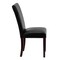 Flash Furniture Black LeatherSoft Parsons Chair, PK2 2-BT-350-BK-LEA-023-GG - alternate 9