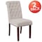 Flash Furniture Beige Fabric Parsons Chair, PK2 2-BT-P-BGE-FAB-GG - alternate 9