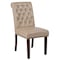 Flash Furniture Beige Leather Parsons Chair, PK2 2-BT-P-BG-LEA-GG - alternate 6