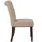 Flash Furniture Beige Leather Parsons Chair, PK2 2-BT-P-BG-LEA-GG - alternate 8