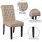Flash Furniture Beige Leather Parsons Chair, PK2 2-BT-P-BG-LEA-GG - alternate 4