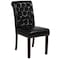 Flash Furniture Black Leather Parsons Chair, PK2 2-BT-P-BK-LEA-GG - alternate 7