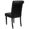 Flash Furniture Black Leather Parsons Chair, PK2 2-BT-P-BK-LEA-GG - alternate 8