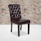 Flash Furniture Brown Leather Parsons Chair, PK2 2-BT-P-BRN-LEA-GG - alternate 1