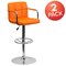 Flash Furniture Orange Quilted Vinyl Barstool, PK2 2-CH-102029-ORG-GG - alternate 5