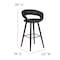 Flash Furniture Black Vinyl Barstool, 29"H, PK2 2-CH-152560-BK-VY-GG - alternate 9