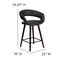 Flash Furniture Black Vinyl Counter Stool, 24"H, PK2 2-CH-152561-BK-VY-GG - alternate 6