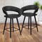 Flash Furniture Black Vinyl Counter Stool, 24"H, PK2 2-CH-152561-BK-VY-GG - alternate 1