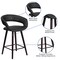 Flash Furniture Black Vinyl Counter Stool, 24"H, PK2 2-CH-152561-BK-VY-GG - alternate 10