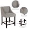 Flash Furniture Gray Fabric/Wood Stool, 24", PK2 2-CH-182020-24-LTGY-F-GG - alternate 7