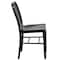Flash Furniture Gael Commercial Grade  Black Metal Indoor-Outdoor Chair, PK2 2-CH-61200-18-BK-GG - alternate 9