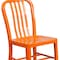 Flash Furniture Gael Commercial Grade  Orange Metal Indoor-Outdoor Chair, PK2 2-CH-61200-18-OR-GG - alternate 9