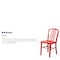 Flash Furniture Gael Commercial Grade  Red Metal Indoor-Outdoor Chair, PK2 2-CH-61200-18-RED-GG - alternate 3