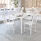 Flash Furniture Gael Commercial Grade  White Metal Indoor-Outdoor Chair, PK2 2-CH-61200-18-WH-GG - alternate 1
