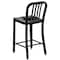 Flash Furniture 2 " High Black Metal Counter Height Stool, PK2 2-CH-61200-24-BK-GG - alternate 10