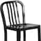 Flash Furniture 2 " High Black Metal Counter Height Stool, PK2 2-CH-61200-24-BK-GG - alternate 8