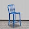 Flash Furniture 2 " High Blue Metal Counter Height Stool, PK2 2-CH-61200-24-BL-GG - alternate 1