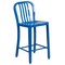 Flash Furniture 2 " High Blue Metal Counter Height Stool, PK2 2-CH-61200-24-BL-GG - alternate 8