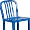 Flash Furniture 2 " High Blue Metal Counter Height Stool, PK2 2-CH-61200-24-BL-GG - alternate 9