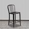 Flash Furniture 2PK 24" High Black-Gold Metal Counter Height Stool 2-CH-61200-24-BQ-GG - alternate 1
